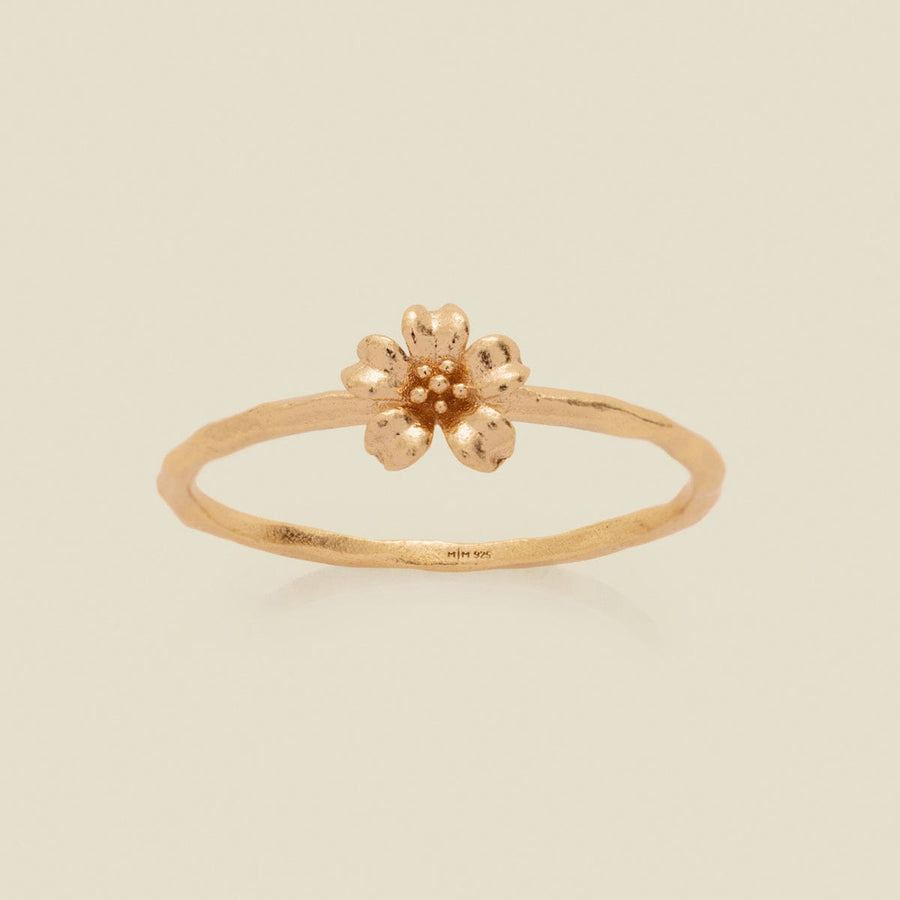 March Birth Flower Ring