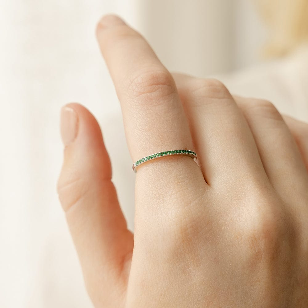 May Birthstone Stacking Ring Ring