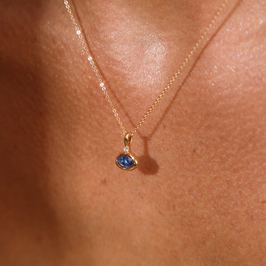 December Oval Birthstone Charm Lifestyle