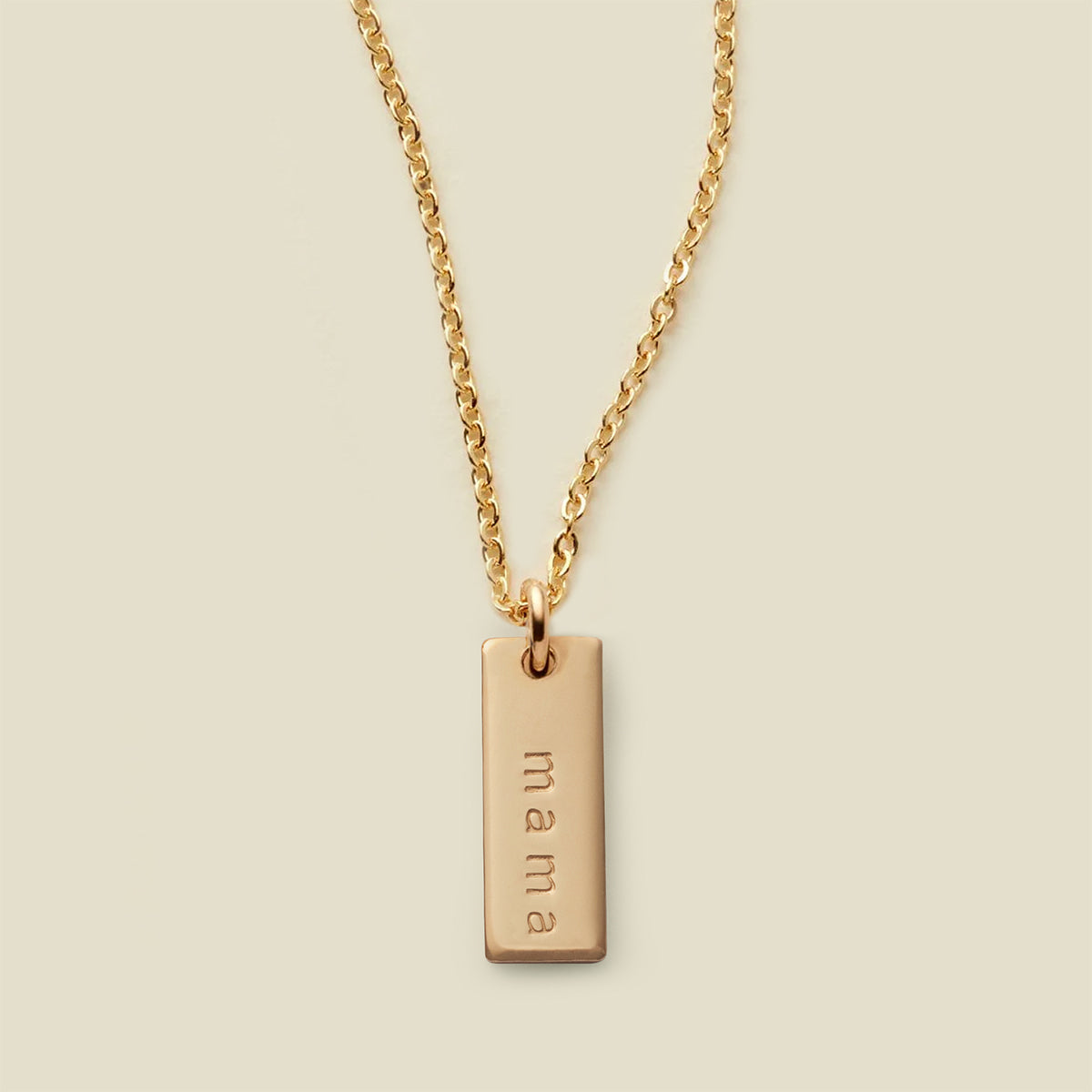 Mini Bar Necklace Gold Filled / 16"-18" Necklace