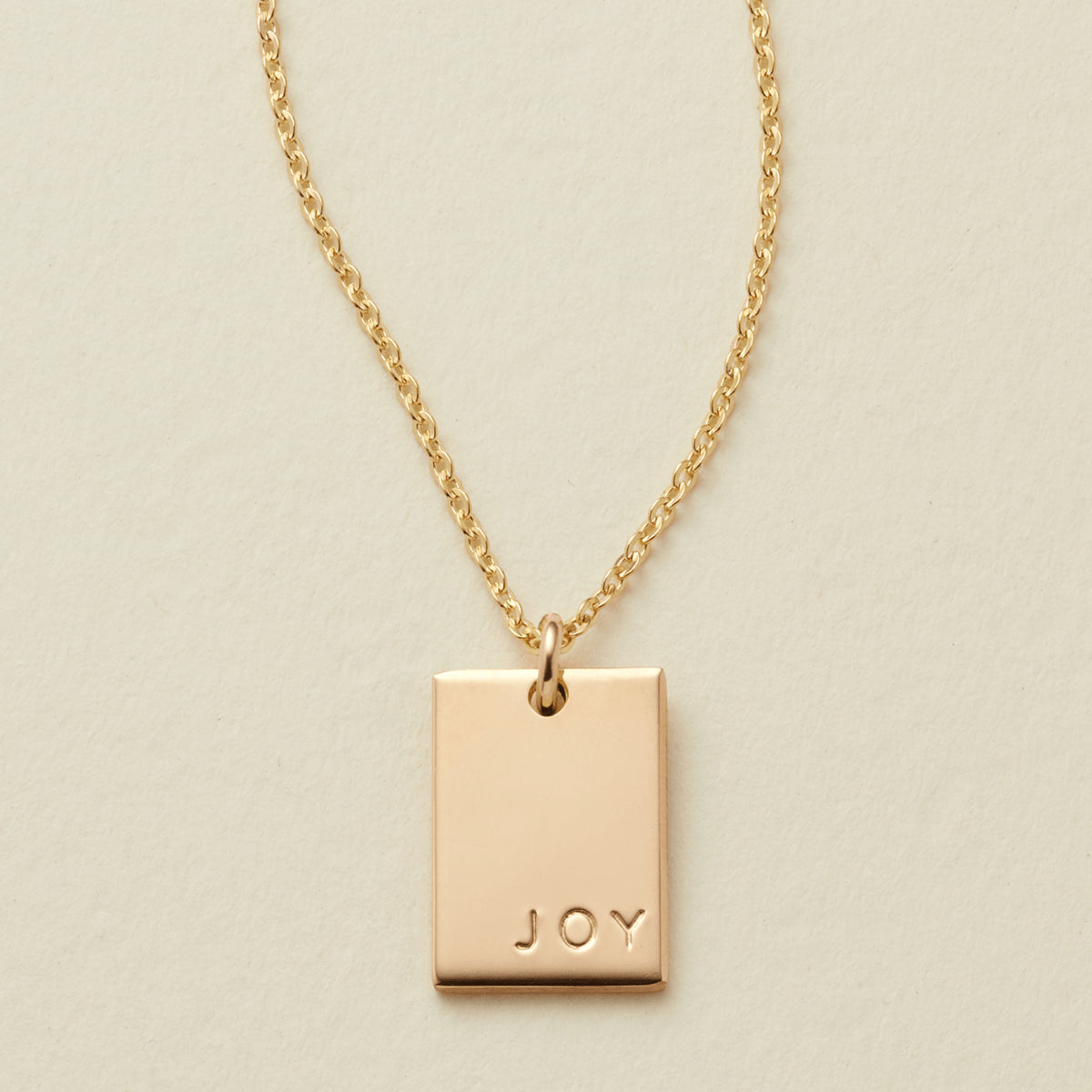 Mini Lennon Rectangle Necklace Necklace