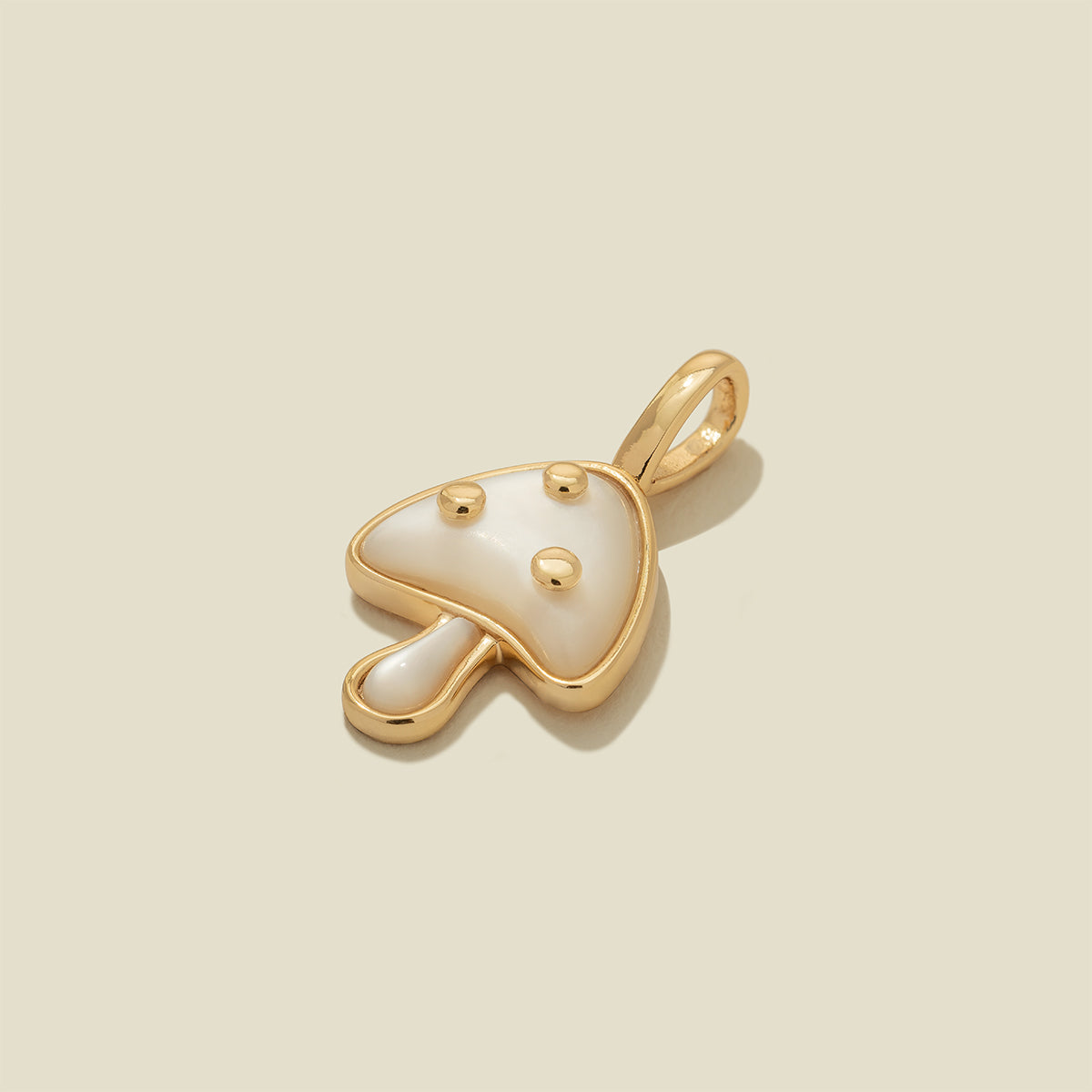 Mushroom Charm Gold Vermeil Add Ons