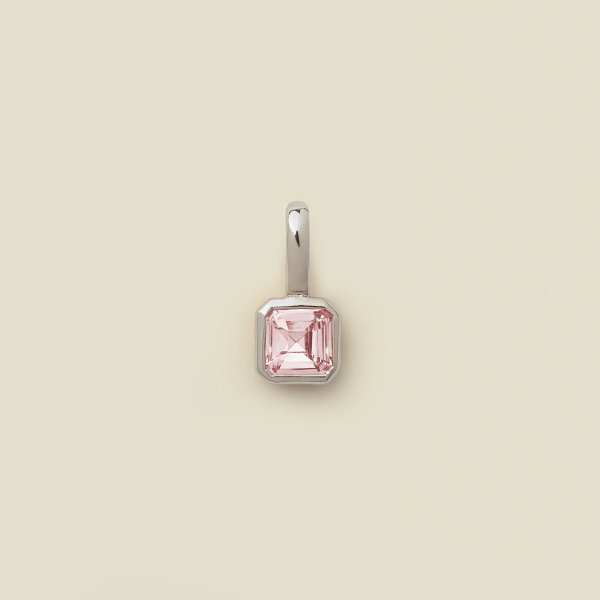 October Birthstone Charm Silver Add Ons