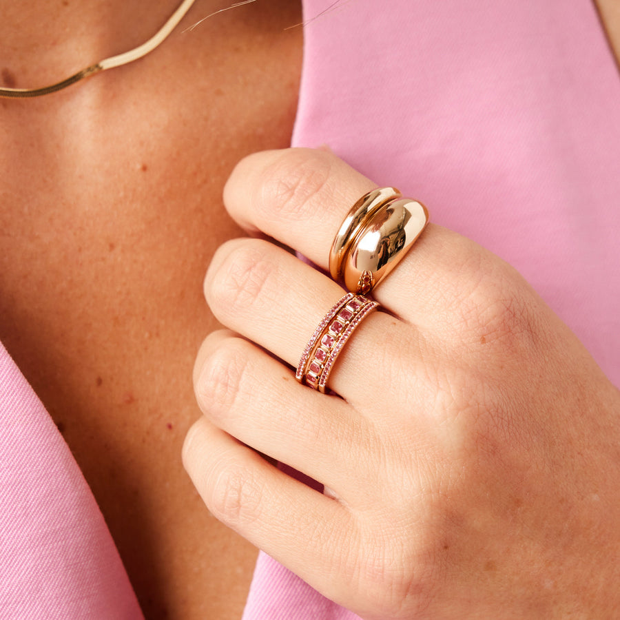 October Birthstone Eternity Ring Lifestyle