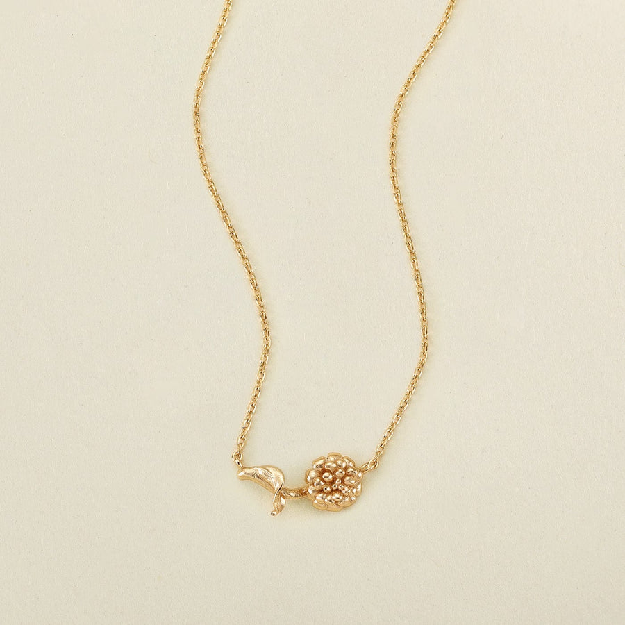 October Everbloom Birth Flower Necklace | Final Sale