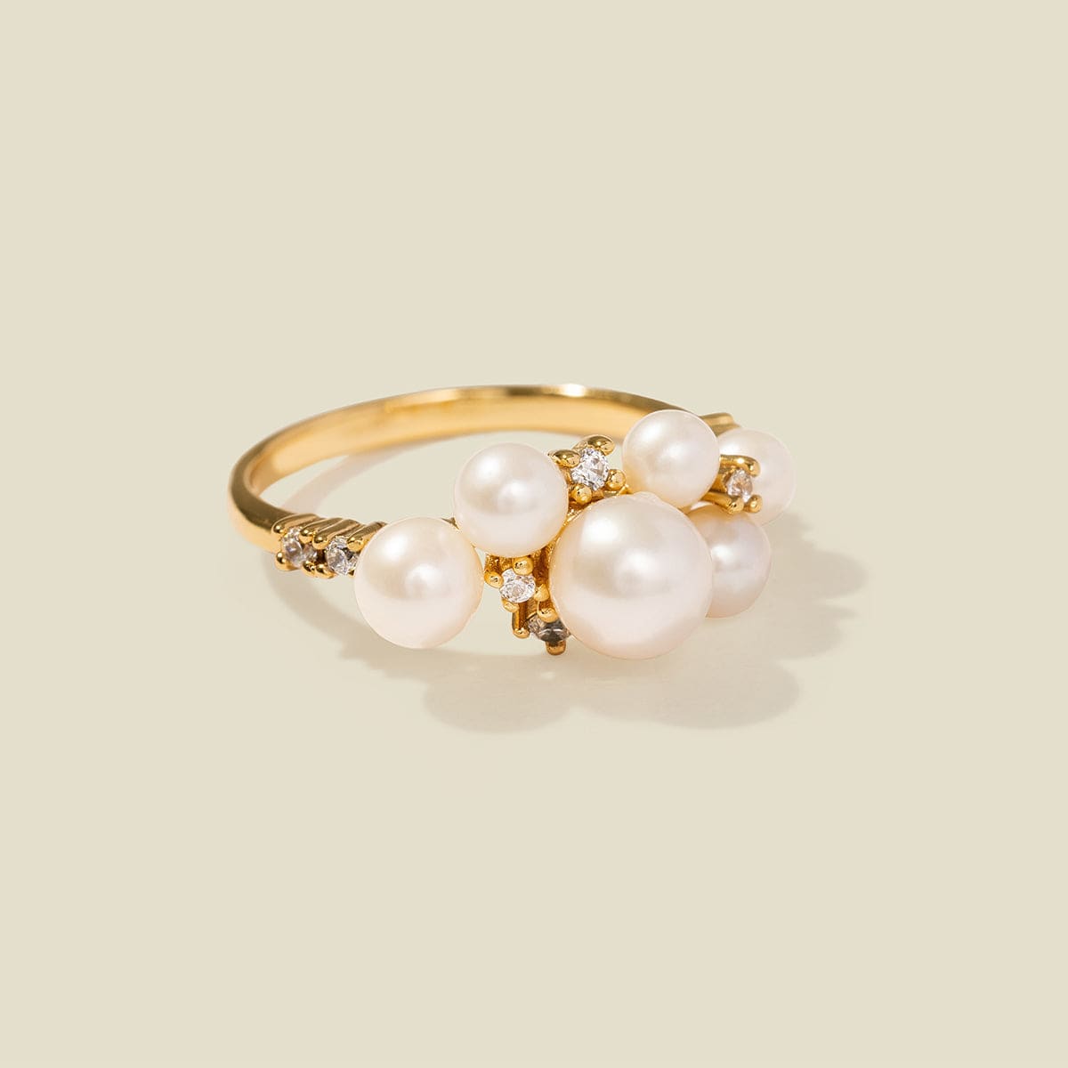 Pearl Bubble Ring Ring