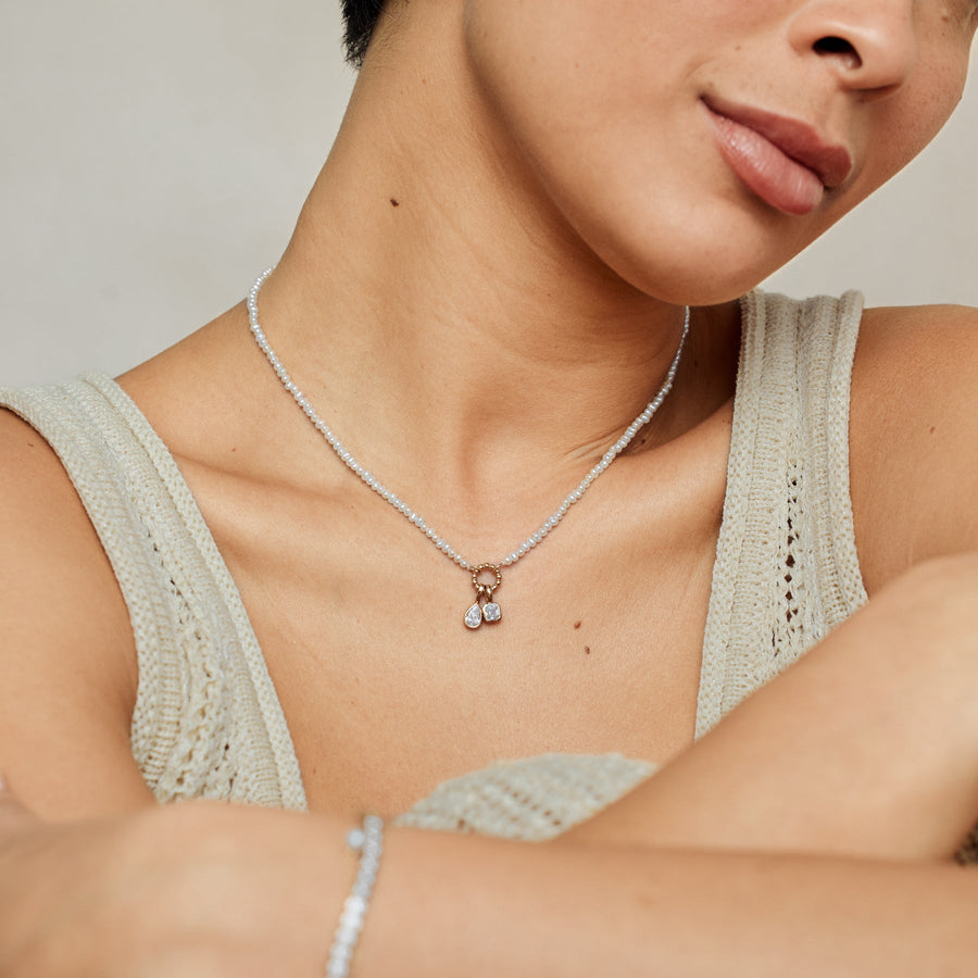 Pearl Strand Charm Necklace | Final Sale Lifestyle