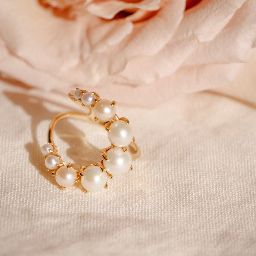 Pearl Cocktail Ring Ring