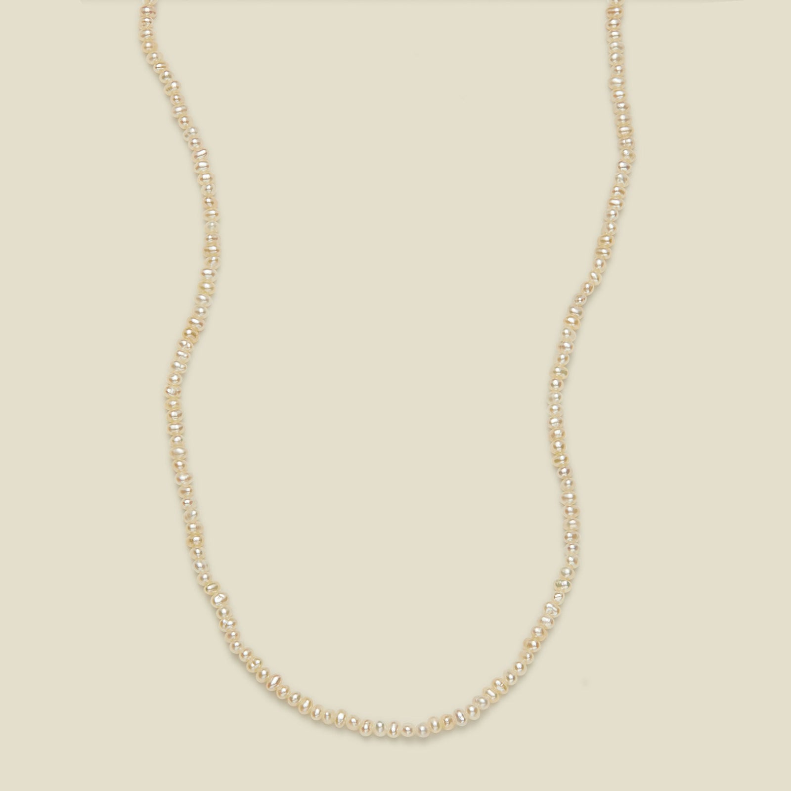 Pearl Strand Choker Gold Vermeil Necklace