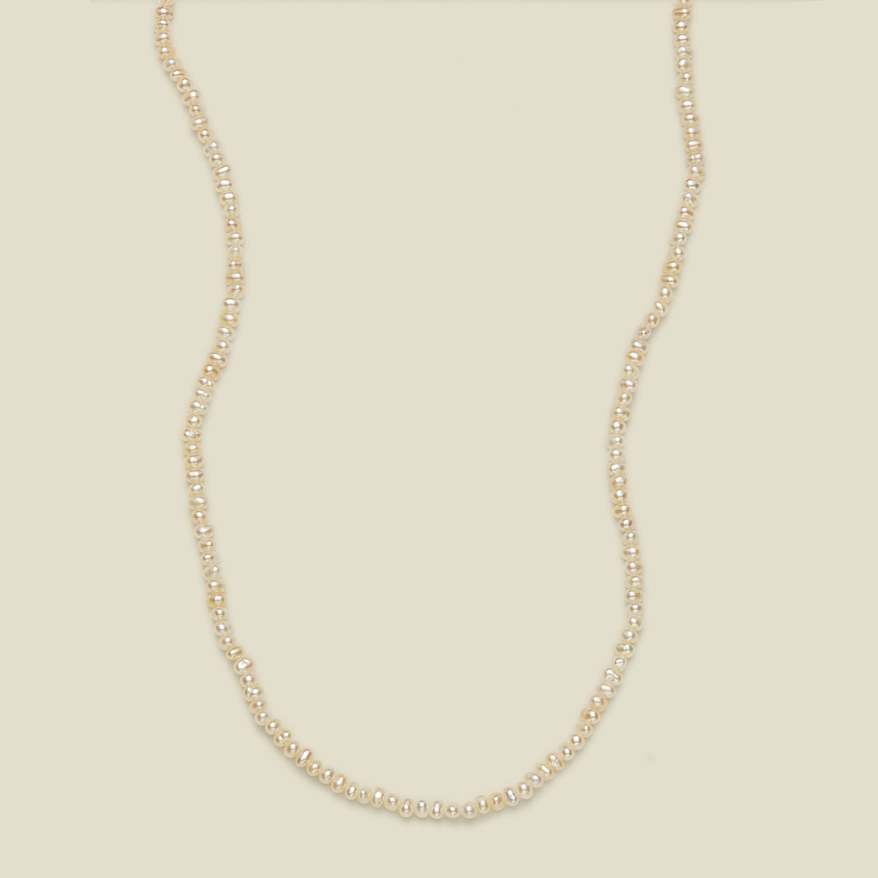 Pearl Strand Choker Gold Vermeil Necklace