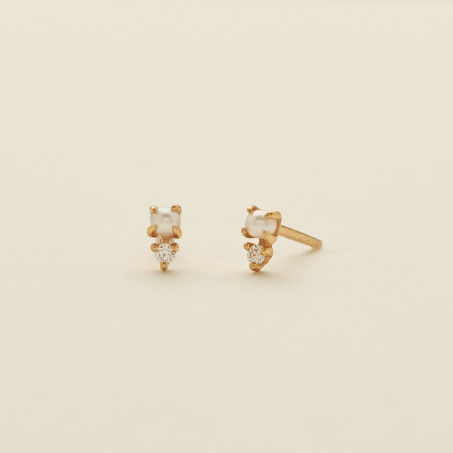 Petite Pearl Stud Earrings