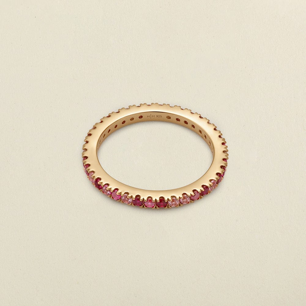 Pink Eternity Band Ring Ring