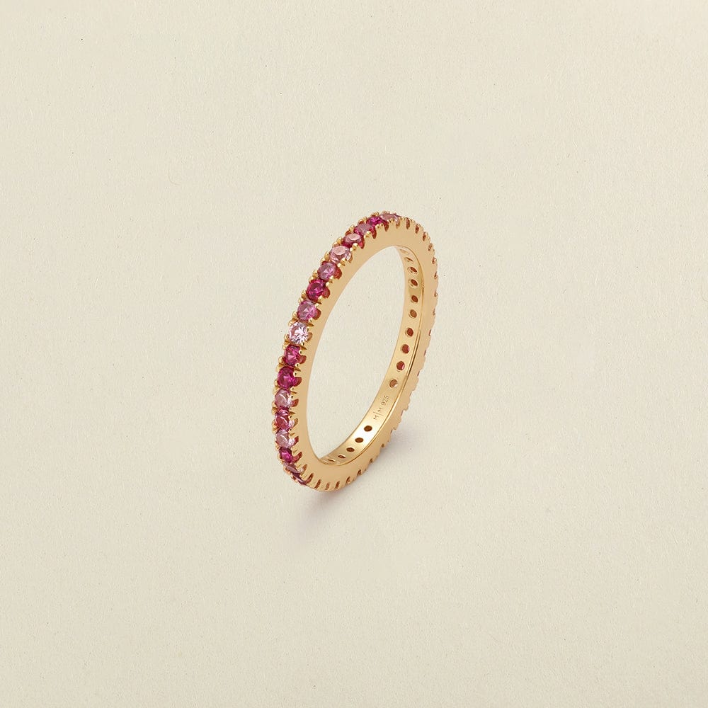 Pink Eternity Band Ring Ring