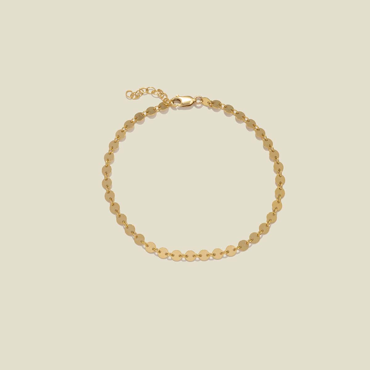 Poppy Chain Anklet Gold Filled / 8" Anklet