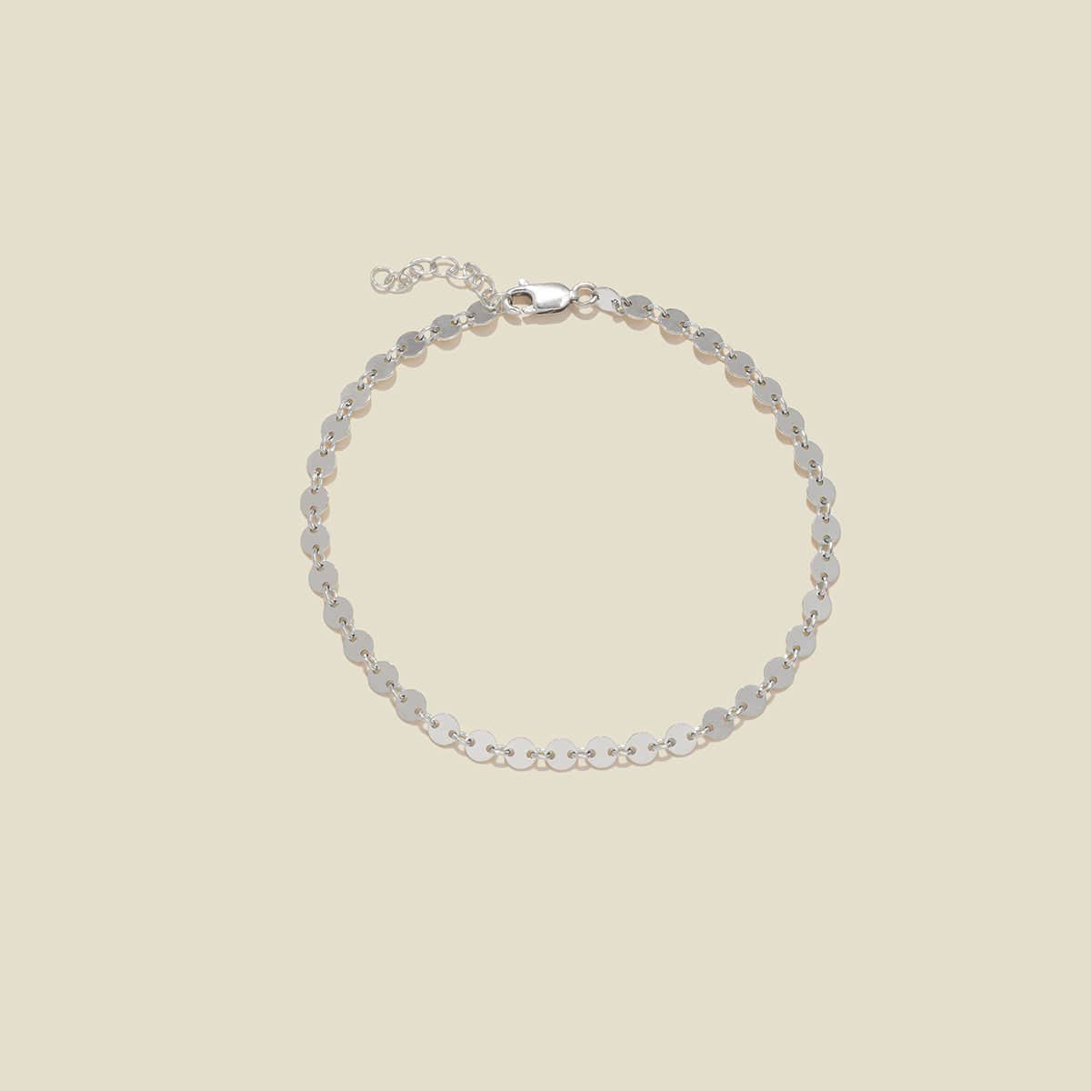 Poppy Chain Anklet Silver / 8" Anklet