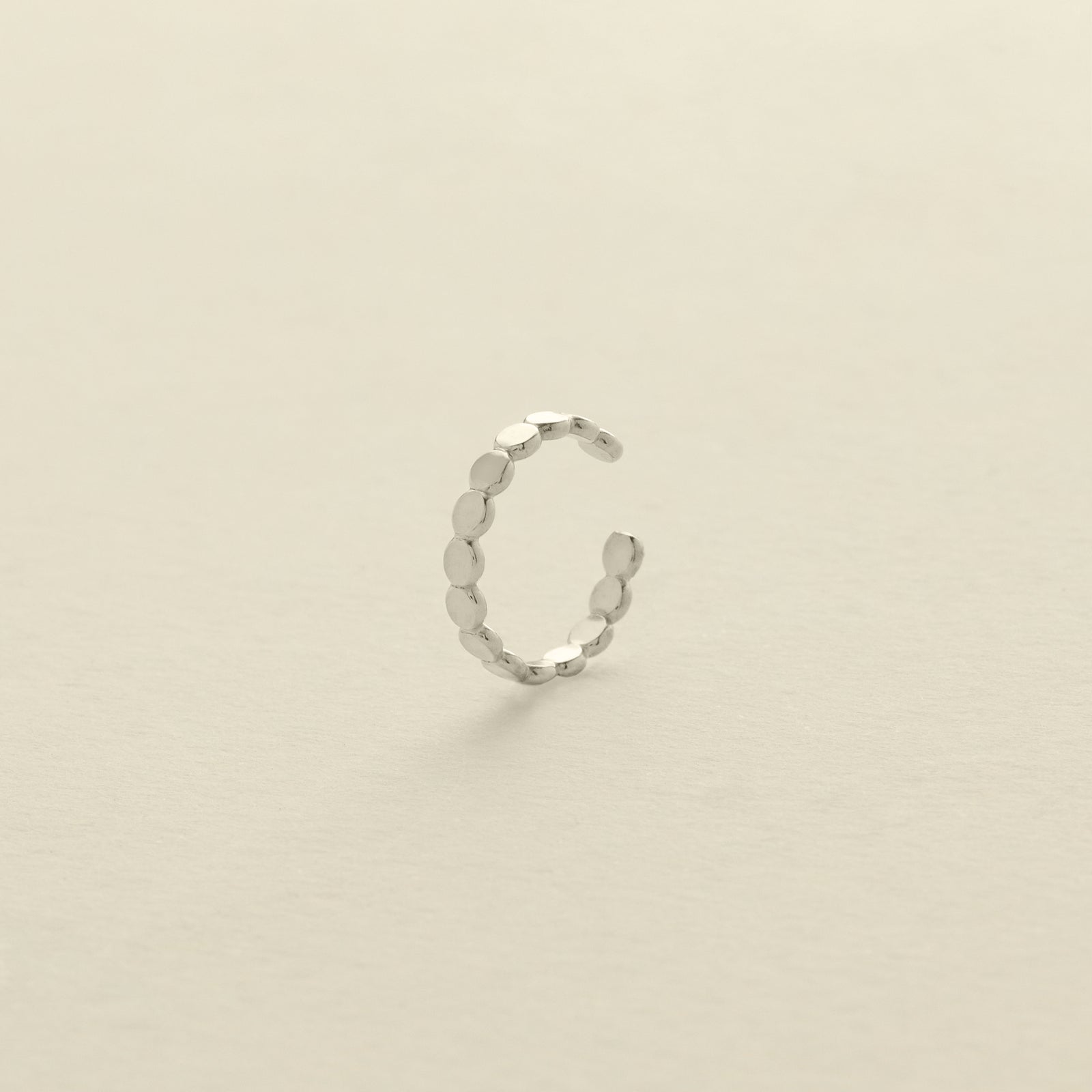 Poppy Cuff Earring - Single Silver Earring