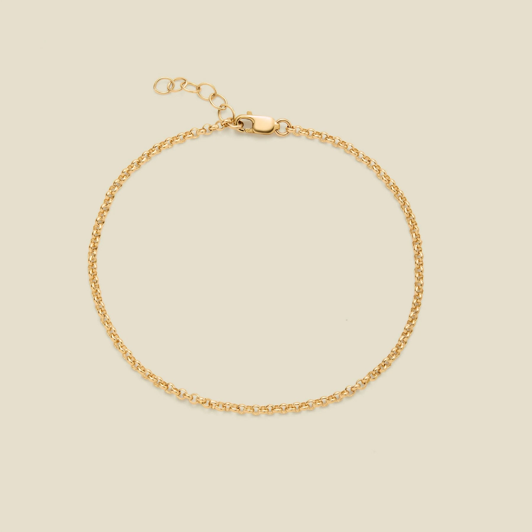 Rolo Chain Bracelet Gold Filled / 6" Bracelet