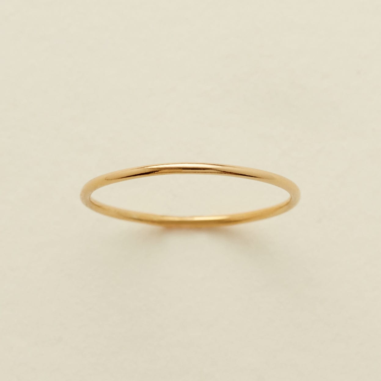 Round Stacking Ring Gold Filled / 5 Ring