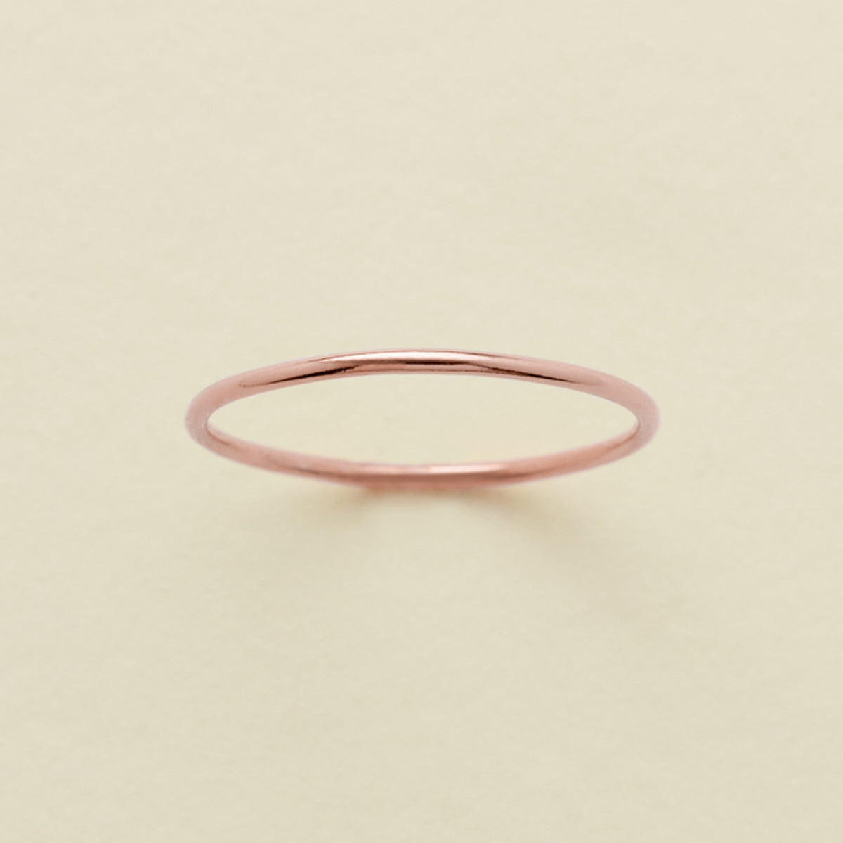 Round Stacking Ring Rose Gold Filled / 5 Ring