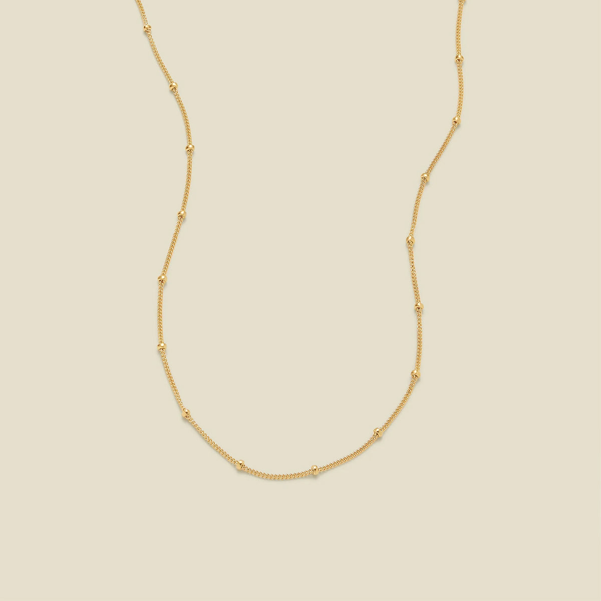 Satellite Chain Gold Filled / 13" Necklace