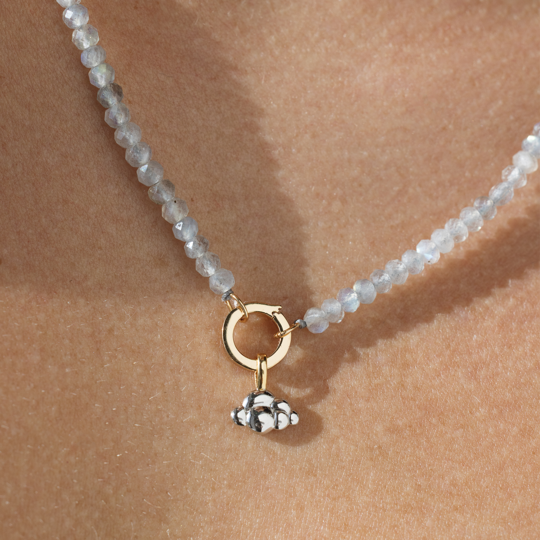 Silver Lining Charm Necklace Set