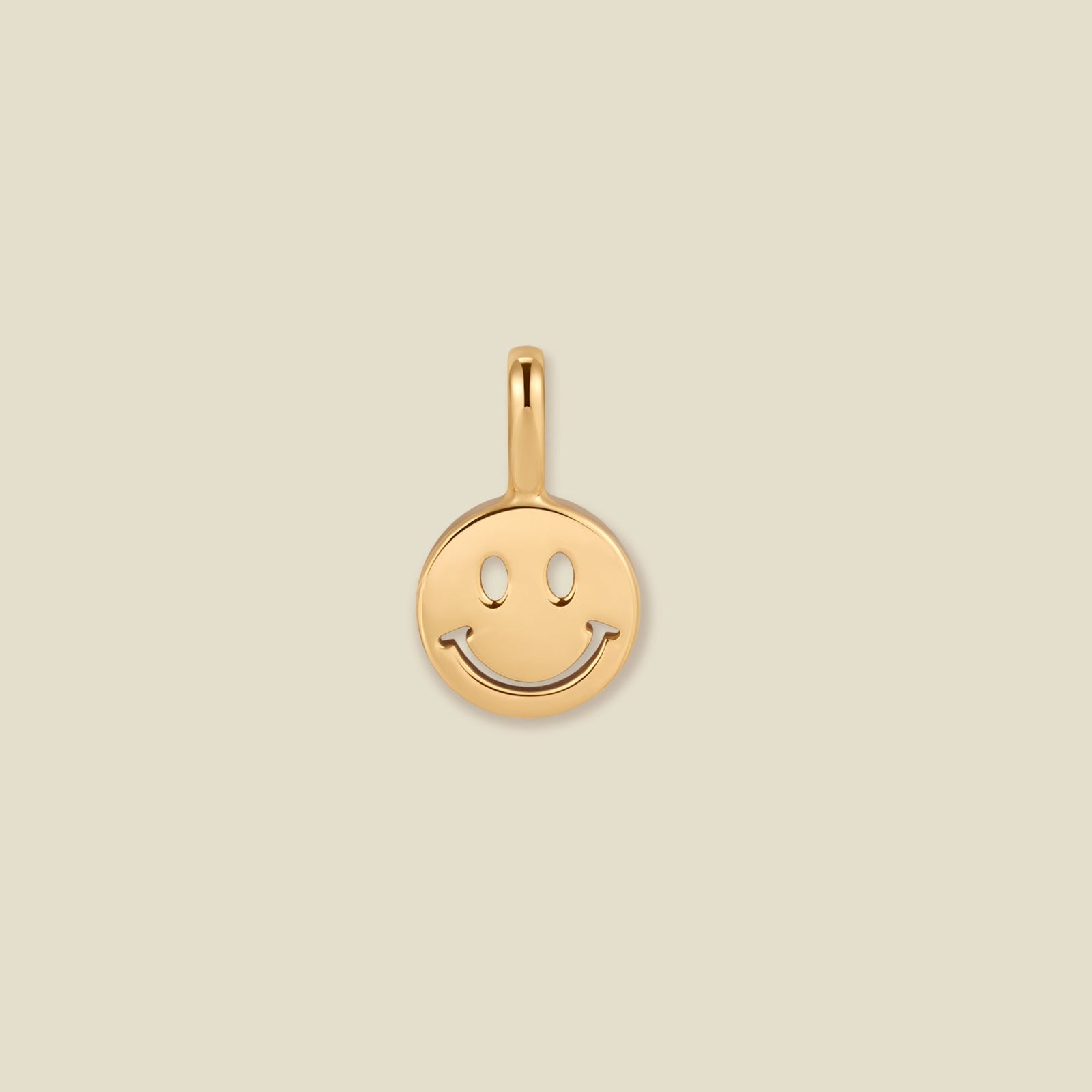 Smiley Face Charm Gold Vermeil Add Ons