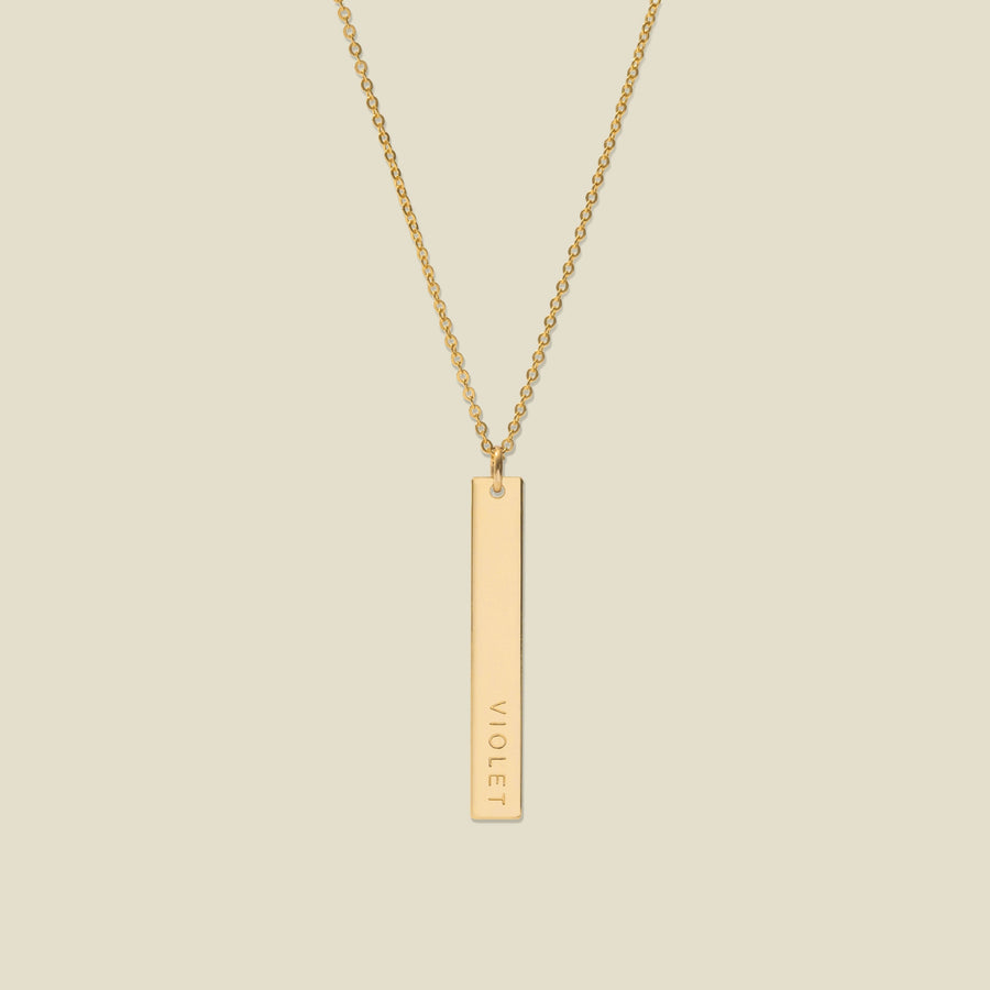 Vertical Bar Necklace