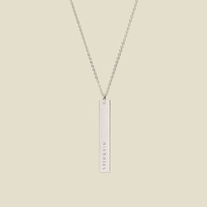 Vertical Bar Necklace