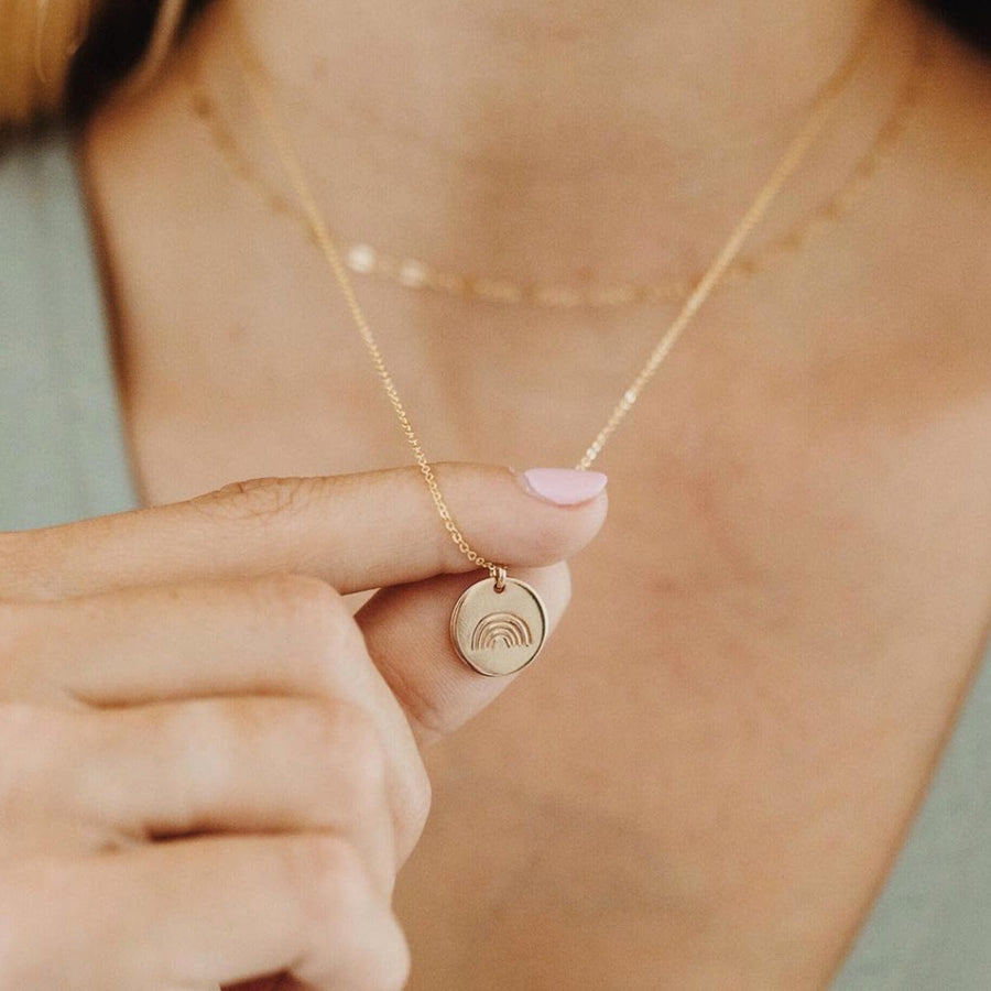 Wonder Disc Necklace Lifestyle